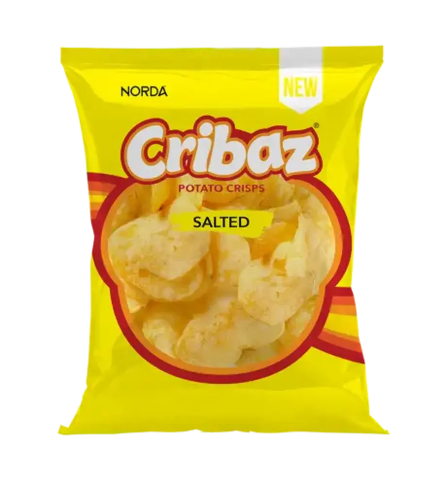 Cribaz Salted Potato Crisps 95G